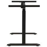 SKM Manual Height Adjustable Standing Desk Frame Hand Crank Black (Weight-19KG) SKM