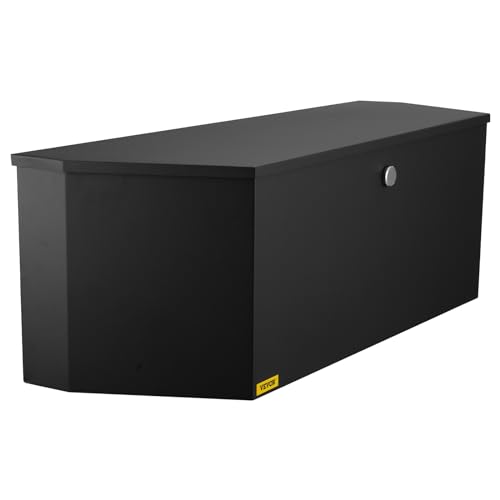 VEVOR Trailer Tongue Box, Steel Tongue Box Tool Chest, 36"x12"x12" Heavy Duty Trailer Box Storage with Lock and Keys, Utility Trailer Tongue Tool Box for Pickup Truck Bed, RV Trailer VEVOR