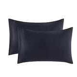 ARTALL Black Gray Red Plaid Pattern Bed in A Bag 8 Piece Bedding King Comforter Sets 1 Comforter, 2 Pillow Shams, 1 Flat Sheet, 1 Fitted Sheet, 1 Bed Skirt, 2 Pillowcases ARTALL