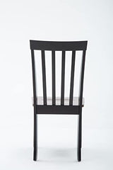 Boraam Bloomington Dining Chair, Black/Cherry, Set of 2 Boraam