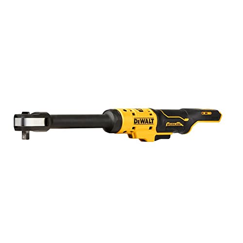 DEWALT XTREME 12V MAX* Cordless Ratchet, Brushless,3/8 in., Extended Reach, Tool Only (DCF503EB) - WoodArtSupply