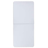 Flash Furniture Kathryn 5' Rectangular Plastic Folding Event Table with Carrying Handle, Bi-Fold Portable Banquet Table for Indoor/Outdoor Events, White Flash Furniture