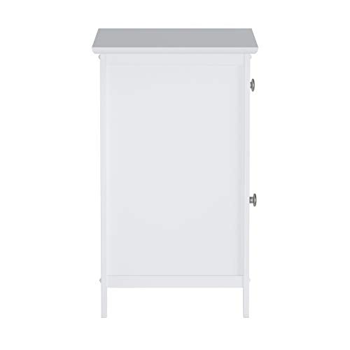 Winsome Eugene Accent Table, 18.90"W x 14.96"D x 25"H, White