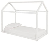 Signature Design by Ashley Flannibrook Contemporary House Bed Frame, Twin, White Signature Design by Ashley