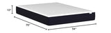 Sleep Innovations Marley 10 Inch Cooling Gel Memory Foam Mattress, Full Size, Bed in a Box, Medium Firm Support Sleep Innovations