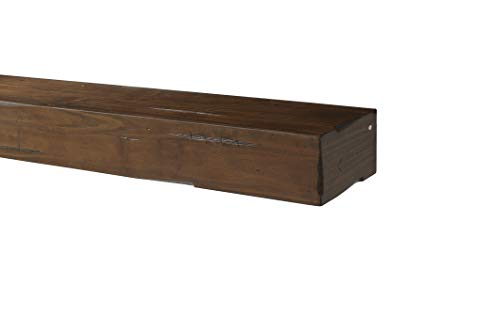 Pearl Mantels 412-60-70 Shenandoah Pine 60-Inch Fireplace Mantel Shelf, Rustic Cherry