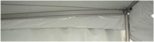 TentandTable Party Tents Direct Vinyl Rain Gutters | for High Peak Frame Style Canopy Tents | 40' Foot | Heavy Duty Vinyl | Tent Not Included TentandTable