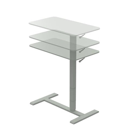 TopJob ANYDESK NEST Mobile Standing Desk, Portable with Hidden Wheels Non Folding, Sit Stand Desk, Computer Workstations, Home Use, Couch Side Table, Bedside Table, Kitchen Prep Table (MNT) TopJob
