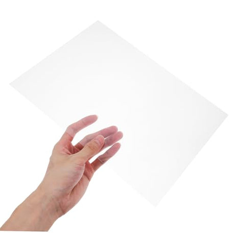 Unomor 10pcs Sheets Shrink Film Hot Crafts for Maker Heat Shrinkable Jewelry Art Wrapping Shrinking Key Making Supply Handicraft Supply Material Bops Transparent Unomor