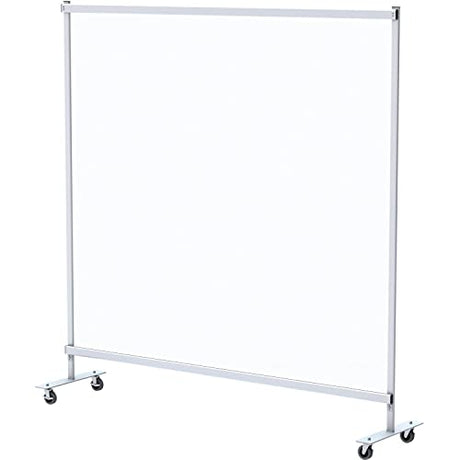 Global Industrial 72"W x 72"H Mobile Clear Room Divider Global Industrial