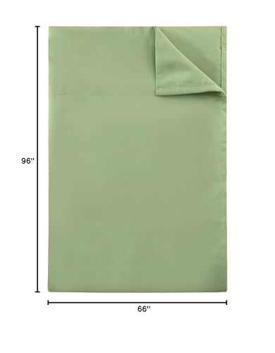 Sfoothome Top Sheet Single - Premium 1500 Ultra-Soft Collection - Wrinkle Resistant, Easy Care (Full, Sage Green) Sfoothome