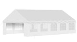 20x32ft Party Tent Heavy Duty Wedding Tent Outdoor Canopy Event Shelters Galvanized Canopy Commercial Tent with Removable Sidewall Windows for Outdoor Events Wedding Birthday Hipicute
