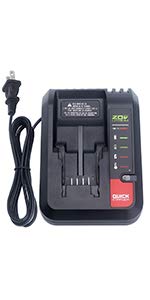 Biswaye 20V Rapid Charger Compatible with Black&Decker 20V Battery and Compatible with Porter-Cable 20V Battery LBXR20 LBXR2520 LBXR2020 PCC681L PCC682L PCC685L PCC692L 20V Power Tool Battery Charger Biswaye