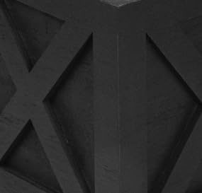 Ilyapa Wood Tissue Box Cover Farmhouse X Patterned- Rustic Farmhouse Black Wood Tissue Holder Ilyapa