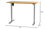 FLEXISPOT Electric Standing Desk Whole Piece 55 x 28 Inch Desktop Adjustable Height Desk Home Office Computer Workstation Sit Stand up Desk (White Frame + 55" Maple Top, 2 Packages) FLEXISPOT