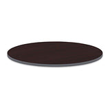 Alera ALETTRD36CM 35.5 in. Diameter Round Reversible Laminate Table Top - Medium Cherry/Mahogany Alera
