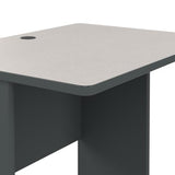 Bush Business Furniture Series A 36W Small Desk in White Spectrum and Slate, Compact Computer Table for Home or Professional Office Bush Business Furniture