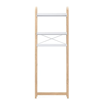 Umbra Bellwood Over The Toilet Shelf System, White/Natural