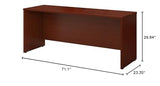 Bush Business Furniture Series C 72W x 24D Credenza Desk in Mahogany Bush Furniture