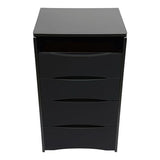 ILWorkTLs Compact Vanity Desk with Mirror and Lights,Makeup Vanity Table with with Hidden Stool and Drawers,3-in-1 Dressing Table for Small Space,Bedroom,Black ILWorkTLs