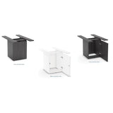 New Walnut Laminate Finish 12ft Modern Conference Table Wood Boat Shaped Square Storage Cube Legs Doors Grommets Desk Base Meeting Room Racetrack Furniture Office Business 142''L x 47-32''W x 29''H WoodArtSupply