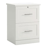 Realspace® 17" D Vertical 2-Drawer File Cabinet, White Realspace