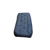 Maykoosh 21x54 Loveseat Ottoman Mattress - Blue Microfiber Futon Mattress - 7" Thick Comfort Maykoosh