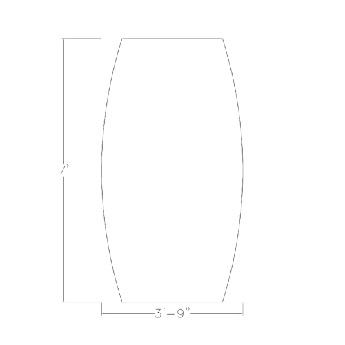 6-Person Boat Shaped Conference Table | Harmony Series Office Table with Brushed Silver Metal T Bases | Meeting Tables for Offices, Training Rooms, and Homes | Blonde Surfside Ash – 7’ SKUTCHI DESIGNS INC.