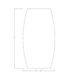 SKUTCHI DESIGNS INC. 7 Ft Small Boat Shaped Conference Table with Power and Data Module | Harmony Series | Matte Black X Base | Black Cypress SKUTCHI DESIGNS INC.