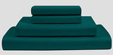 Egyptian Cotton Sheets Super Single (48" x 84") Size Sheet Set, 4 Piece Bed Sheets, Bedding Sheets & Pillowcases, Super Single Size, Fits 6-9" Deep Pocket Sheets, 400-TC Cotton Sheets, Teal Quality Linen