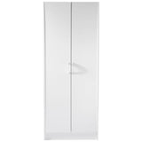 VEVOR Pantry, 60" Tall Food Storage Cabinet 110LBS Freestanding with 3 Shelves(2 Adjustable), Engineered Wood Utility for Kitchen and Dining Room, White VEVOR