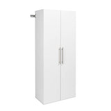 Prepac HangUps 30" Shoe Storage Cabinet, Cabinet Wall Mount, Wall Cabinet Storage for Shoes with 40 Cubbies, Ideal for Utility Room, Garage and Bedroom, 30" W x 72" H x 16" D, White Prepac