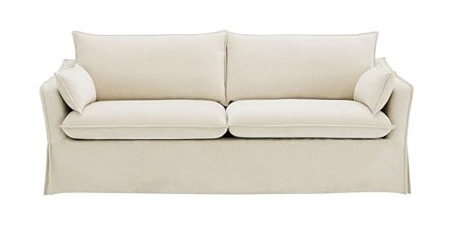 Acme Shane Sofa w/2 Pillows in Beige Linen Acme