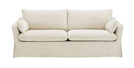 Acme Shane Sofa w/2 Pillows in Beige Linen Acme