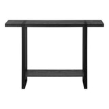 Monarch Specialties I 2861 Accent Table, Console, Entryway, Narrow, Sofa, Living Room, Bedroom, Metal, Laminate, Black, Contemporary, Modern Monarch Specialties