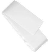 White Satin Blanket Binding Tape 2" x 4 3/4 Yards – Single Fold Satin Quilt Binding for Blanket Edges, Glossy Polyester Trim for Sewing, Quilting, Baby Blankets, Crafts, and Fabric Projects Lakesstory