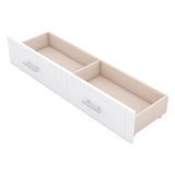 Ball & Cast Full Size Murphy Bed,Cabinet Hideaway with Shelves and Drawers,Wood Wall Bed can be Folded w/USB Ports,Easy Assembly,Platform Bedframe for Kids Bedroom,Student Dorms,White Ball & Cast