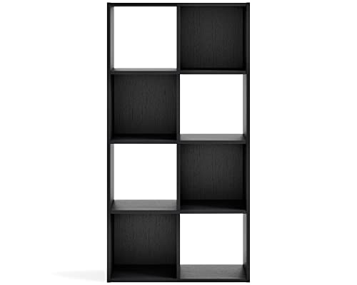 Signature Design by Ashley Langdrew 8 Cube Storage Organizer or Bookcase, Black Signature Design by Ashley