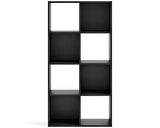 Signature Design by Ashley Langdrew 8 Cube Storage Organizer or Bookcase, Black Signature Design by Ashley