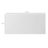 Outsunny 10' x 20' Carport Replacement Top Canopy Cover, UV Resistant and Water Resistant Car Port Portable Garage Tent Cover with Ball Bungee Cords, Outsunny