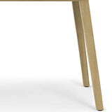 SIMPLIHOME Kona SOLID ACACIA WOOD 65 Inch Wide Contemporary Outdoor Dining Table in Light Teak, For the Dining Room and Porch SIMPLIHOME