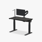 UPLIFTDESK V3 2-Leg Black Laminate Standing Desk – Adjustable Height, Advanced 1-Touch Memory Keypad, Under Desk Cable Management, Wire Grommets (Black C-Frame, 42 x 24 inch) UPLIFTDESK