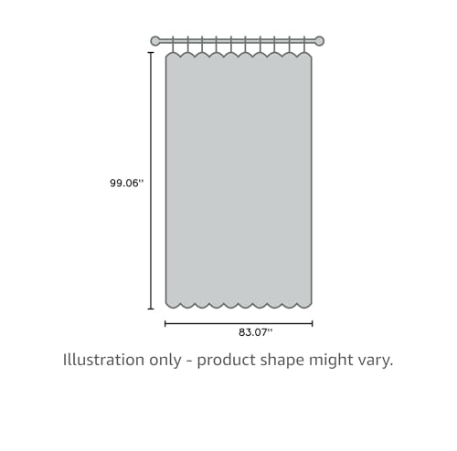 Beauoop Floral 100% Blackout Curtains 84 Inches Long 2 Panels for Bedroom Living Room Grey White Flower Patterned Room Darkening Thermal Insulated Soundproof Grommet Window Treatments Drapes, 52X84 Beauoop