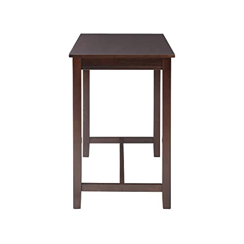 Linon Espresso 42 inch Bar Height Pub Claridge Table Linon