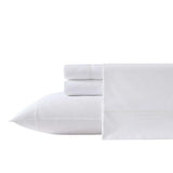 Laura Ashley - Sheet Set, Breathable Cotton Percale Bedding with Matching Pillowcases, Soft Home Decor (Scallop White, Twin) Laura Ashley