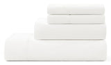 UGG Hedi King Sheet Set 4-Piece Luxury Cooling Sheets Deep Pockets Premium Bedding with 2 Pillow Shams Hypoallergenic Machine Washable Soft Lightweight Bed Set for Bedroom, King, White UGG