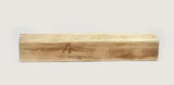Wilson 6"x 6"x 72" Hand-Hewn Barn Beam Mantel, Rustic Natural Unfinished Solid Wood Shelf (1 Piece) Wilson
