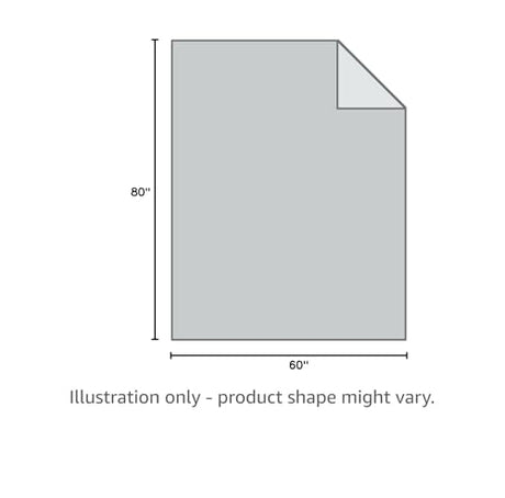 Bedsure GentleSoft Fleece Blanket Twin Size Grey - 300GSM Lightweight Plush Fuzzy Cozy Soft Warm Blanket for Bed, Sofa, Couch, Travel, Camping, 60x80 inches Bedsure