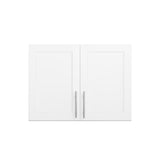 Prepac Elite 24" H Wall Cabinet with Panel Doors, White Storage Cabinet, Bathroom Cabinet, Pantry with 1 Adjustable Shelf 16.75" D x 32" W x 24" H, WSUR-1002-1 Prepac