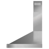 COSMO COS-63190 36 in. Vista Collection 380 CFM Ducted Wall Mount Range Hood, Button Controls, LED Lights, Stainless Steel COSMO